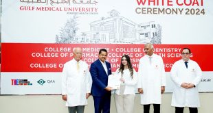 700 New Health Professionals Sworn In During Gulf Medical University’s 26th Biggest White Coat Ceremony